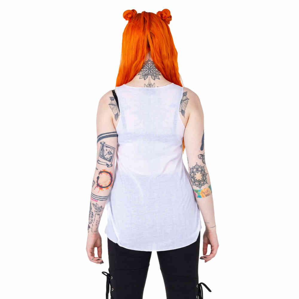 Cupcake Cult - Goth In Training Haut sans manches - Blanc